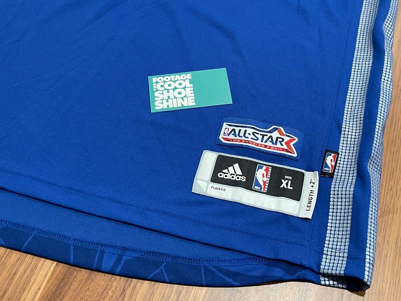 2011 ADIDAS NBA AUTHENTIC DWAYNE WADE THE EAST ALL-STAR SWINGMAN JERSEY LOT XL+2 gallery