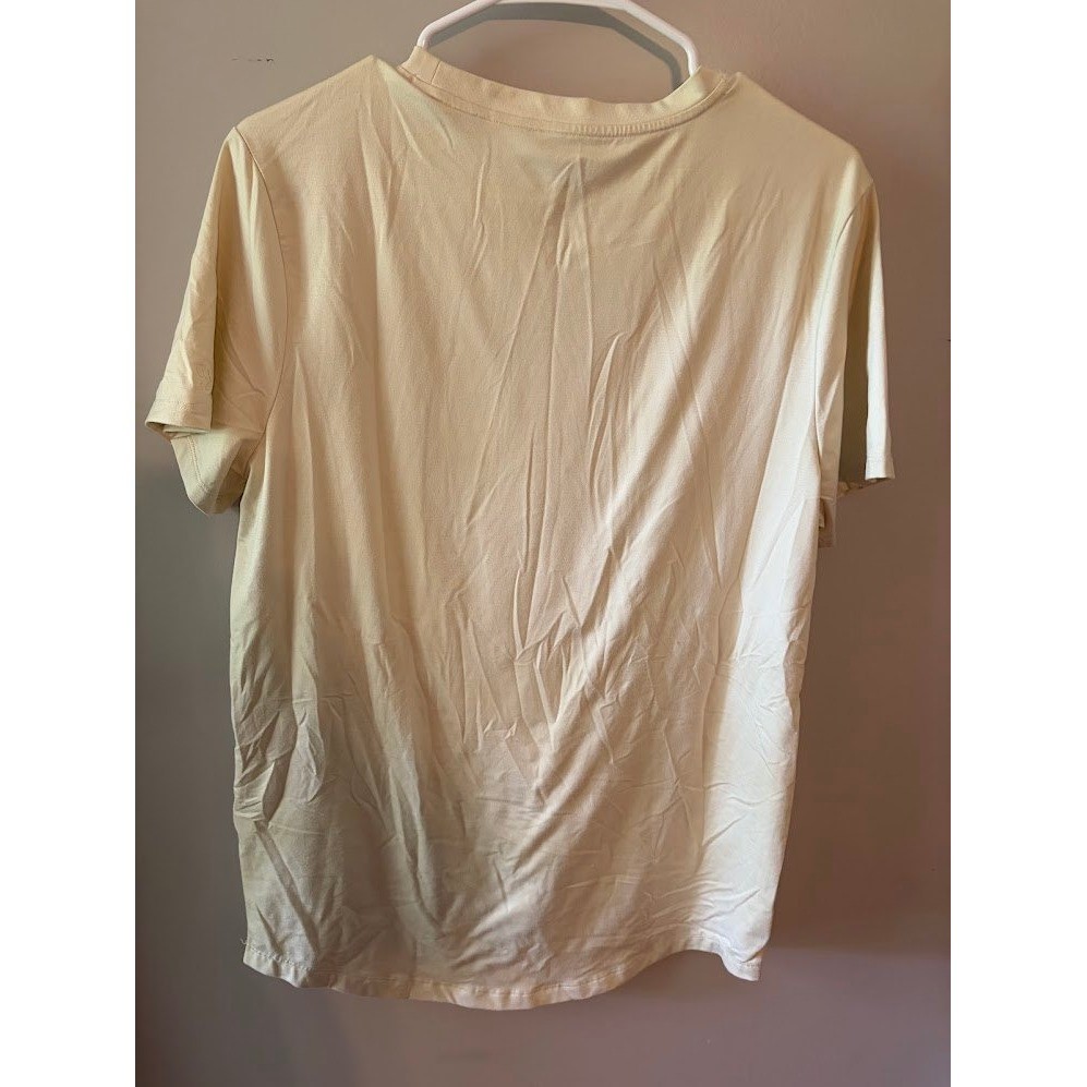 All In Motion Mens Performance Short Sleeve T-Shirt Tan Cream Size M E0229 gallery