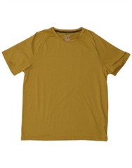 Mountain Warehouse Mens IsoCool T-Shirt Top Large Yellow Polyester YC19