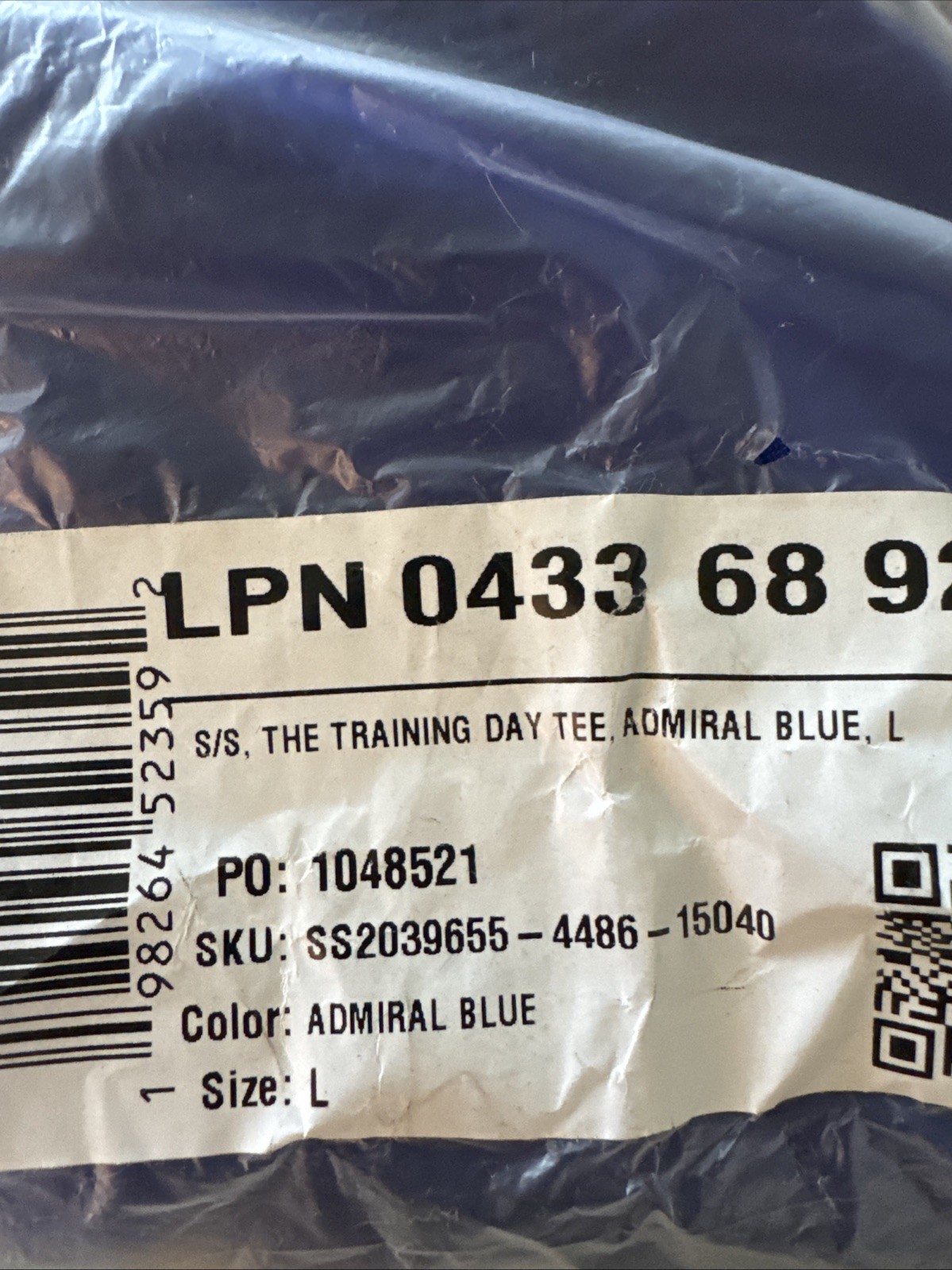 Fabletics Women’s Short Sleeve Training Day Tee Admiral Blue Size L gallery