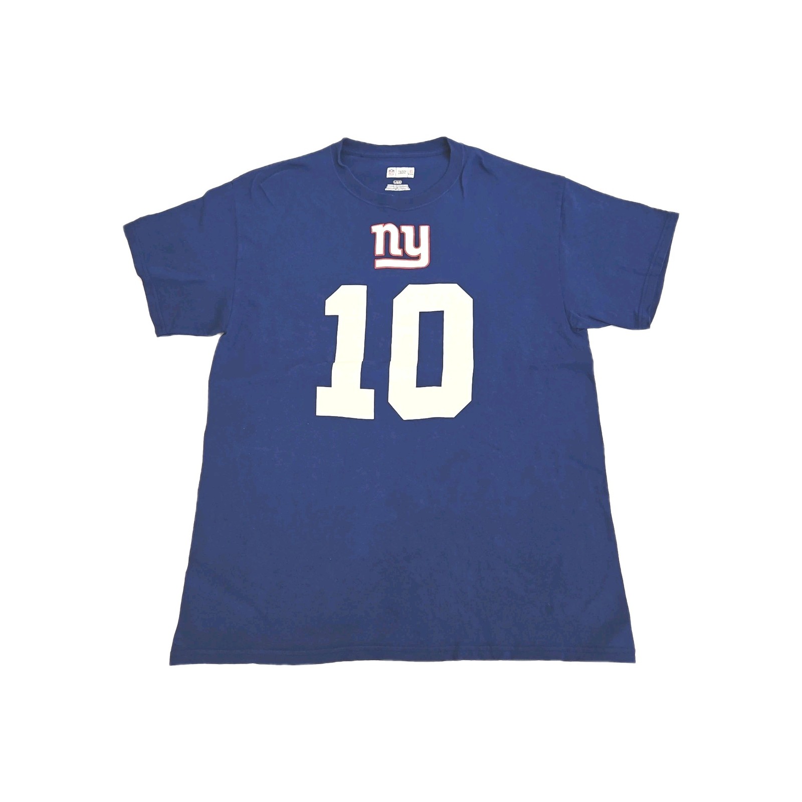 NFL Team Apparel NEW YORK GIANTS Blue T-Shirt Size Large #10 Manning gallery
