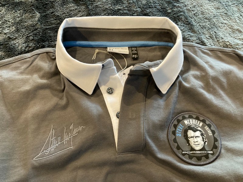 PORSCHE DESIGN STEVE MCQUEEN COLLECTION RUGBY SHIRT USA SIZE: S = EURO SIZE M. gallery
