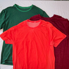 Lululemon Men’s 3-Pack Polyester Stretch Crew Neck T-Shirts Short Sleeve XXL