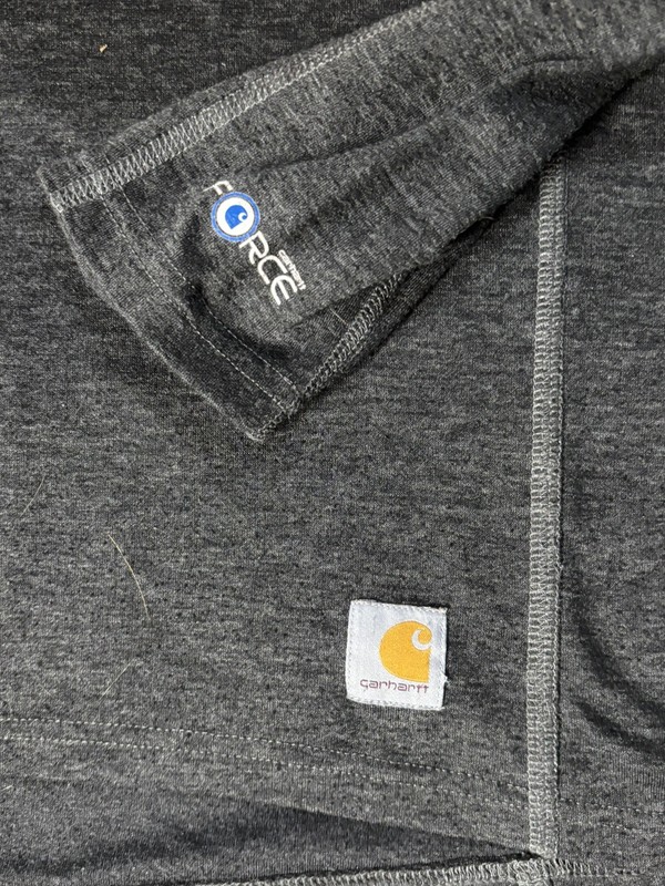 Carhartt Gray Force Wool Blend Base Layer Work Hike Outdoor Warmth Men’s Sz M gallery