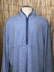 johnnie-O Mens LS 1/2 Zip Pullover-Size XXL-NWT-Cotton Poly Blend