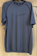 Nike Pro Dri-FIT Men’s Slim Fit Short-Sleeve Shirt Top Grey DD1982 068 Size XL