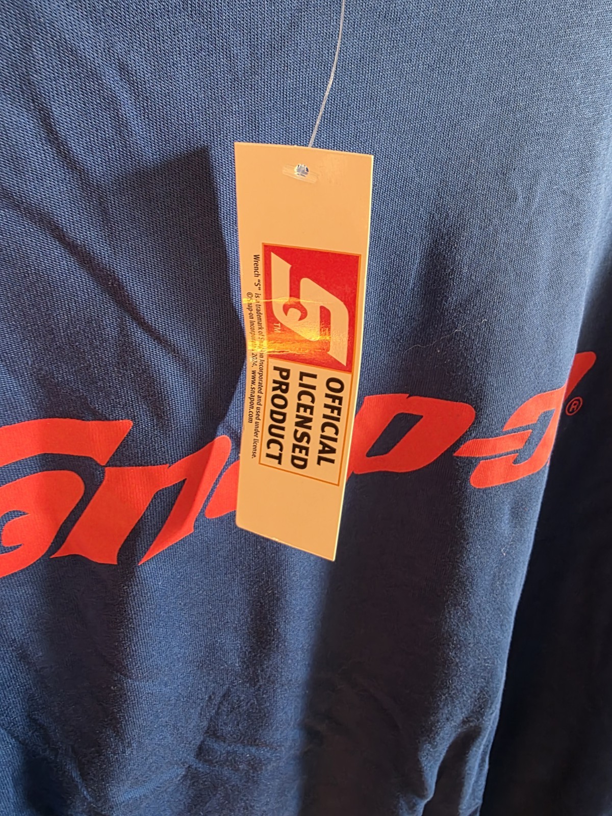 Snap On Tools Shirt Mens 3XL Blue Long Sleeve Performance Mechanic Dad Shop gallery