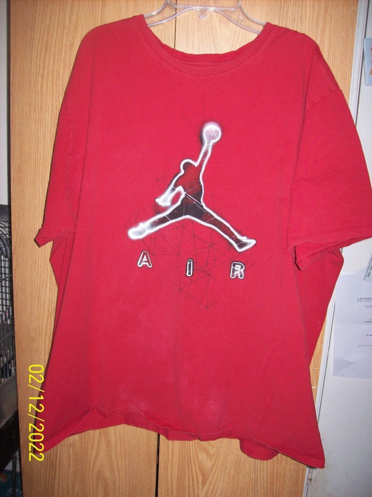 Men's Nike Air Jordan Short Sleeve Red Graphic T-Shirt - 2XL gallery