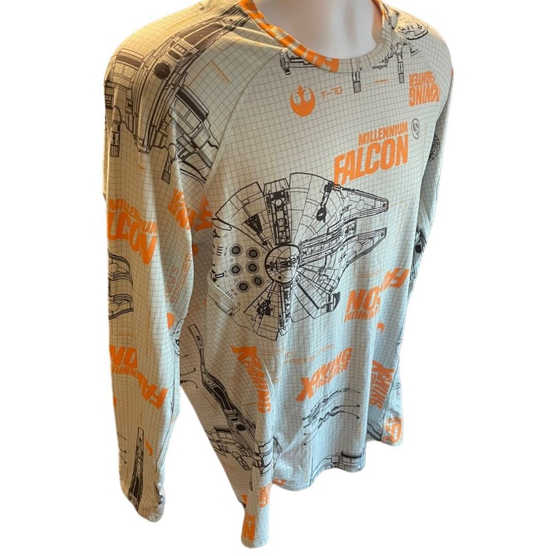 Climatesmart Baselayer Starwars Millennium Falcon Cold Weather Shirt Size L gallery