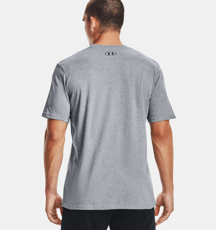 Under Armour UA Mens T Shirt Sportstyle Crew Sports Gym Top Tee Grey S-XXL gallery