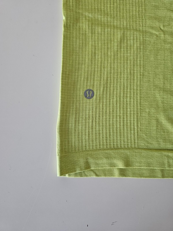 NWT LULULEMON FZAP/WSBI Yellow Green Metal Vent Tech SS 2.0 Top Shirt Men's XXL gallery