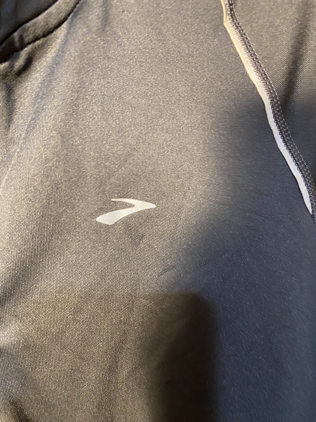 Brooks Mens Reflective Pullover Grey Long Sleeve Equilibrium Cycling Top Size... gallery