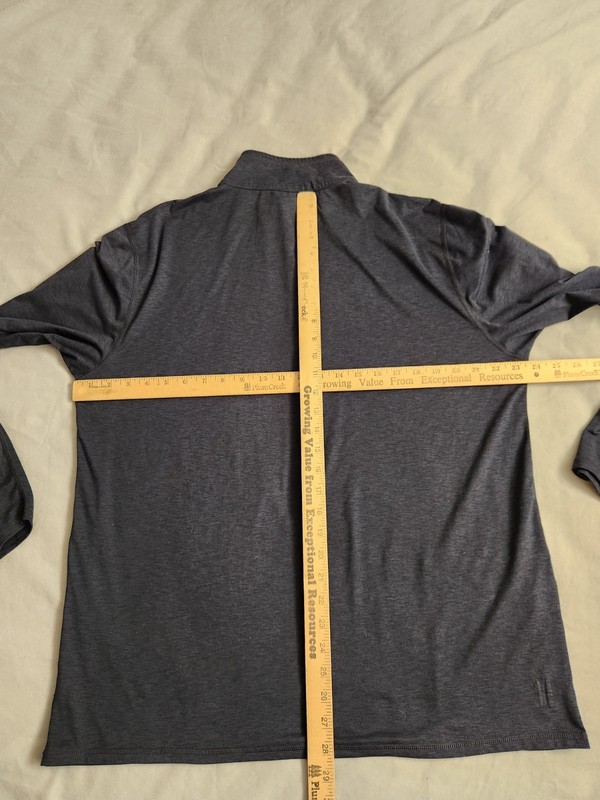 Vuori Ease Performance Pullover Mens Size XL Dark Blue 1/4 Zip Preppy V221 NEW gallery