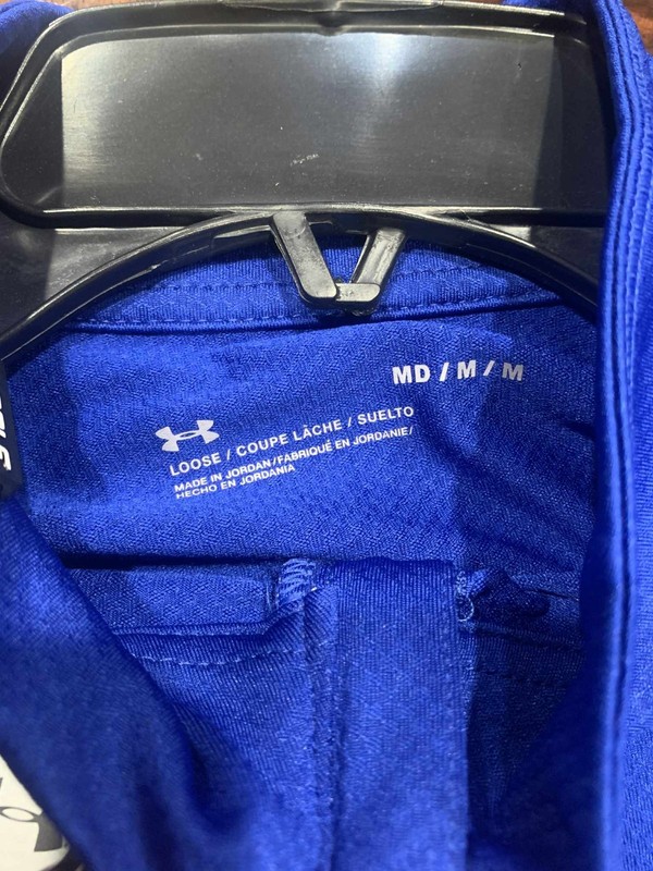 Under Armour golf motion MEDIUM blue 1/4 zip top long sleeve NEW WITH TAGS!! gallery