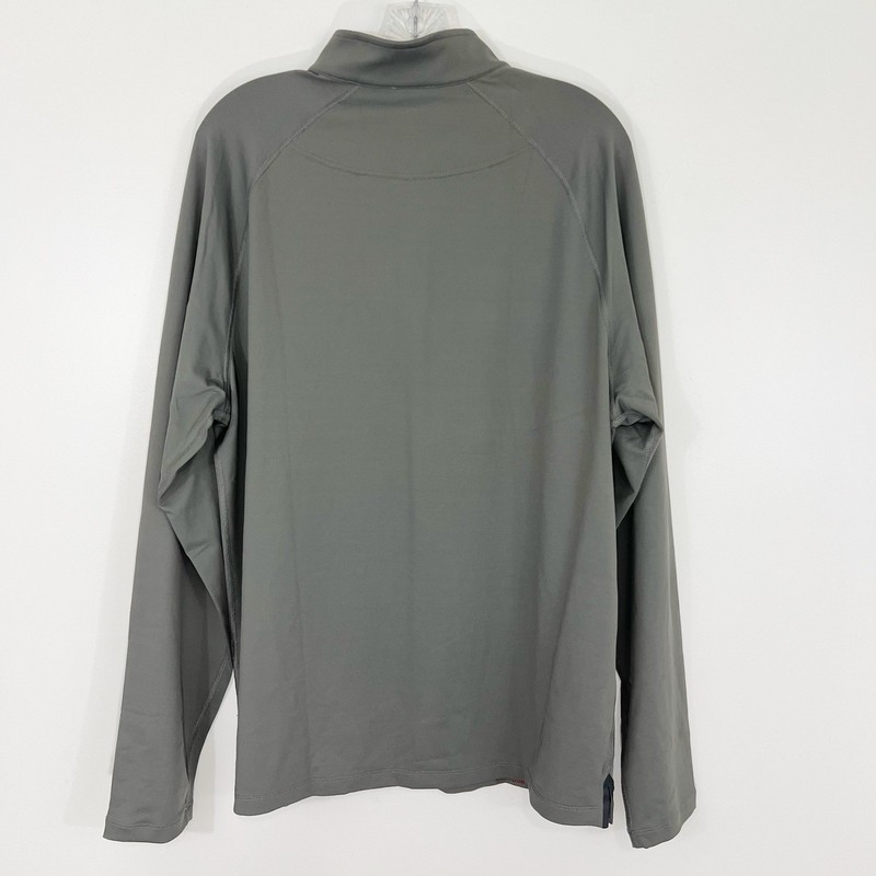 Rhone Session 1/4 Zip Pullover in Anchor Gray Size Large gallery