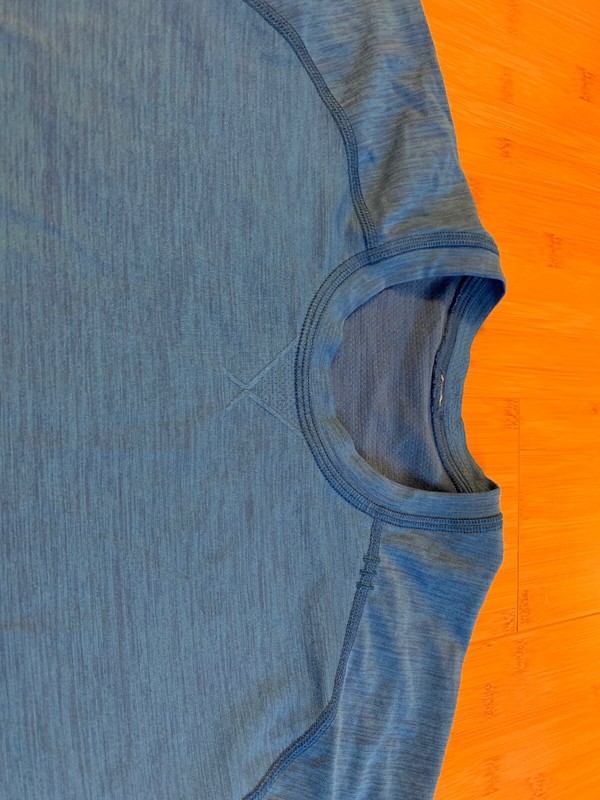 Lilulemon Vent Tech SS Stretch Your Head Performance T Shirt Blue Size S gallery