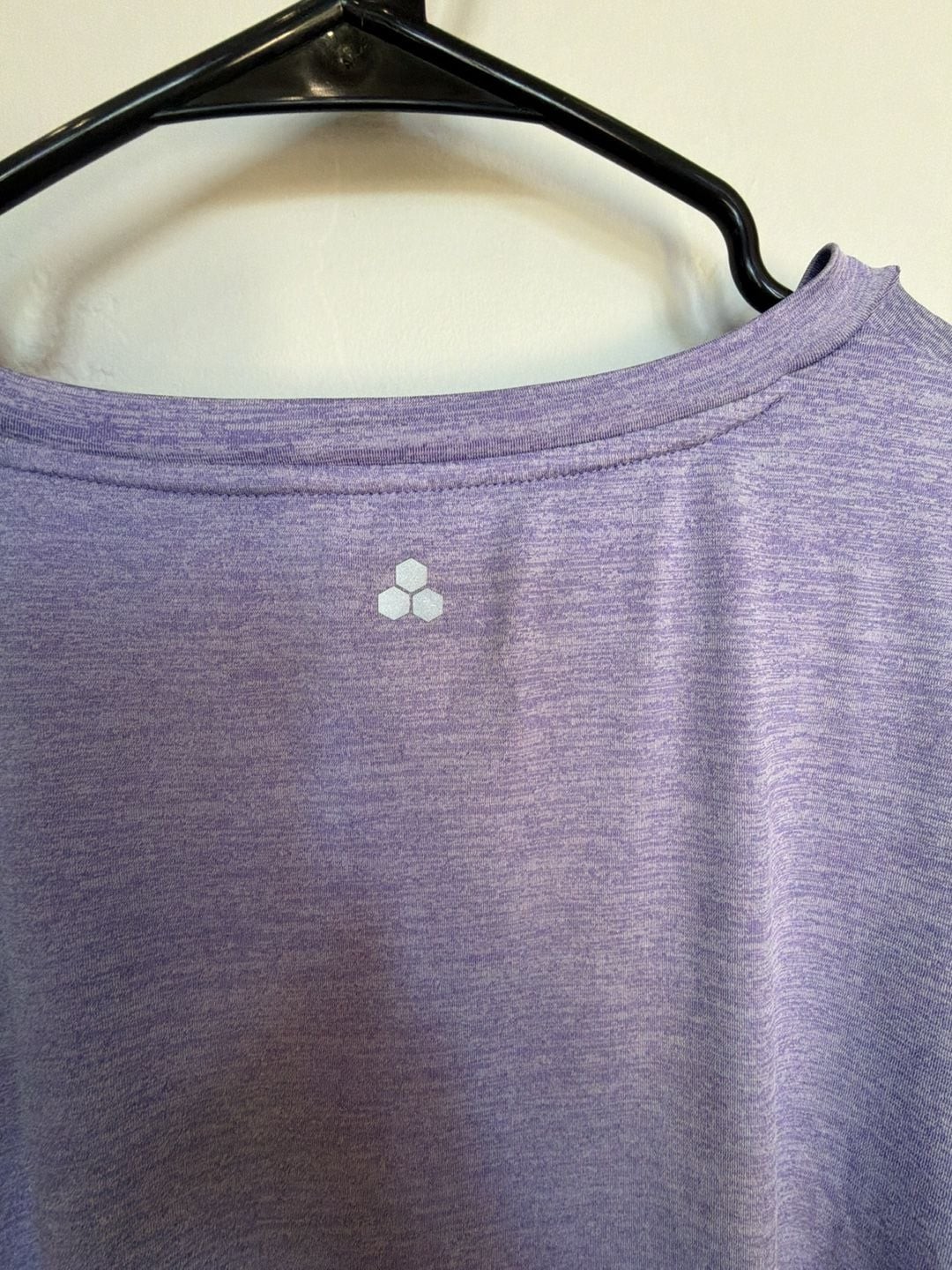 Tek Gear Dry Tek Men's Short Sleeve Heather Purple Athletic T-Shirt XL Tall gallery