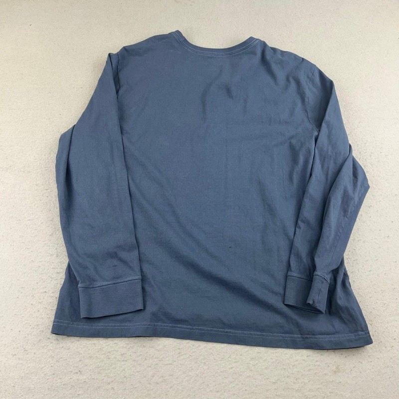 Life Is Good Shirt Mens XL Blue Cotton Long Sleeves Pullover Crusher Tee gallery