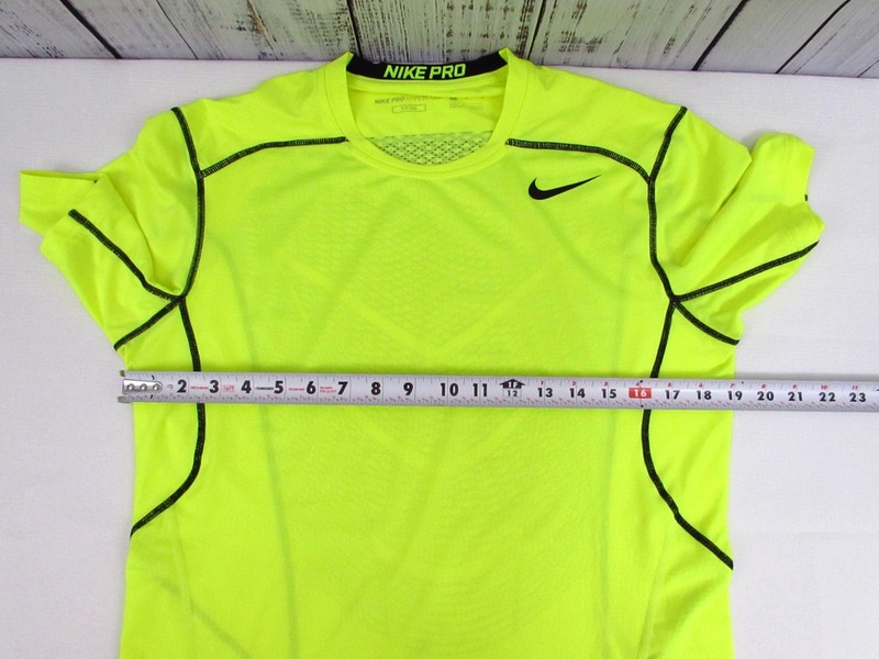 Nike Pro Hypercool Fitted Shirt Men's Volt Neon Dri-Fit 895006-702 gallery
