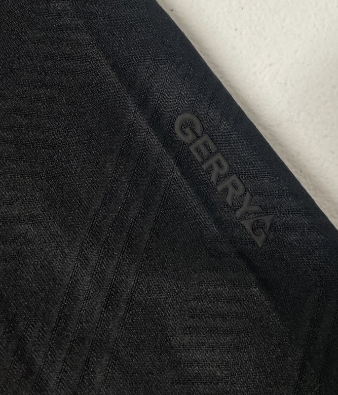 GERRY Mens Active Quarter Zip Regular Fit Pullover Shirt XXL Wicking BLACK Top gallery