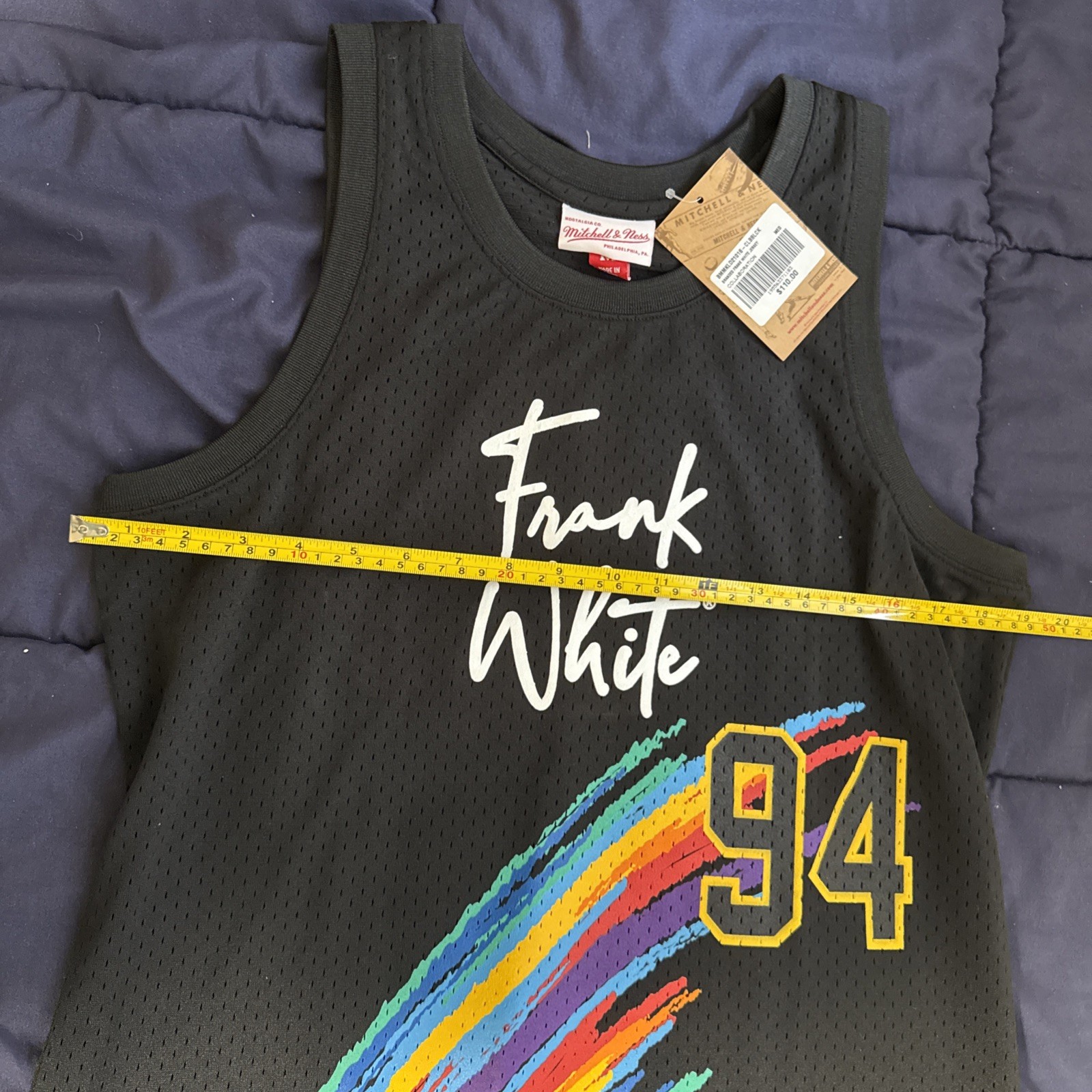 Mitchell & Ness Frank White Notorious B.I.G Collab Be Noble Jersey M Medium NWT gallery
