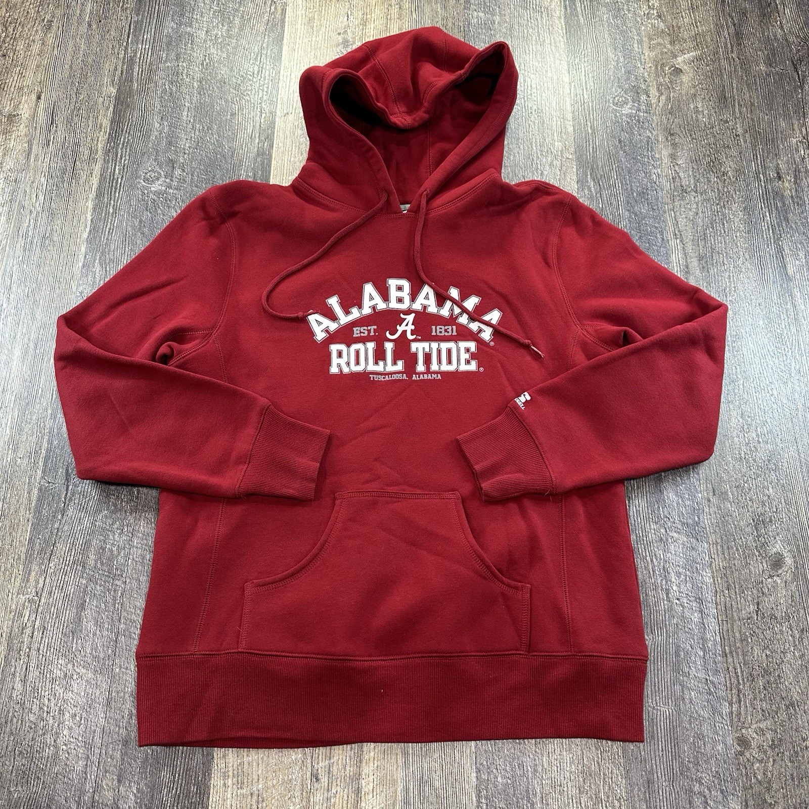 Russell Athletic Men's Alabama Crimson Roll Tide Pullover Hoodie Sweatshirt M gallery