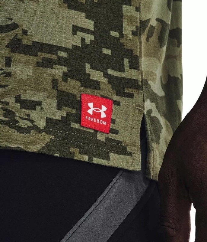 Under Armour UA Project Rock Camo USA Army Veterans Day Shirt 1373584-289 sz L gallery