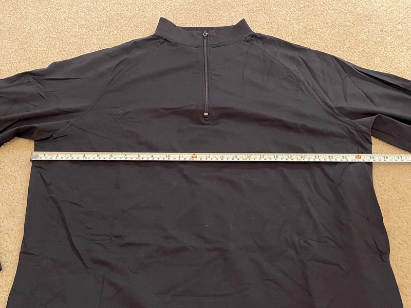 Footjoy Mens Quarter Zip Nylon/Poly/Spandex Black XL gallery