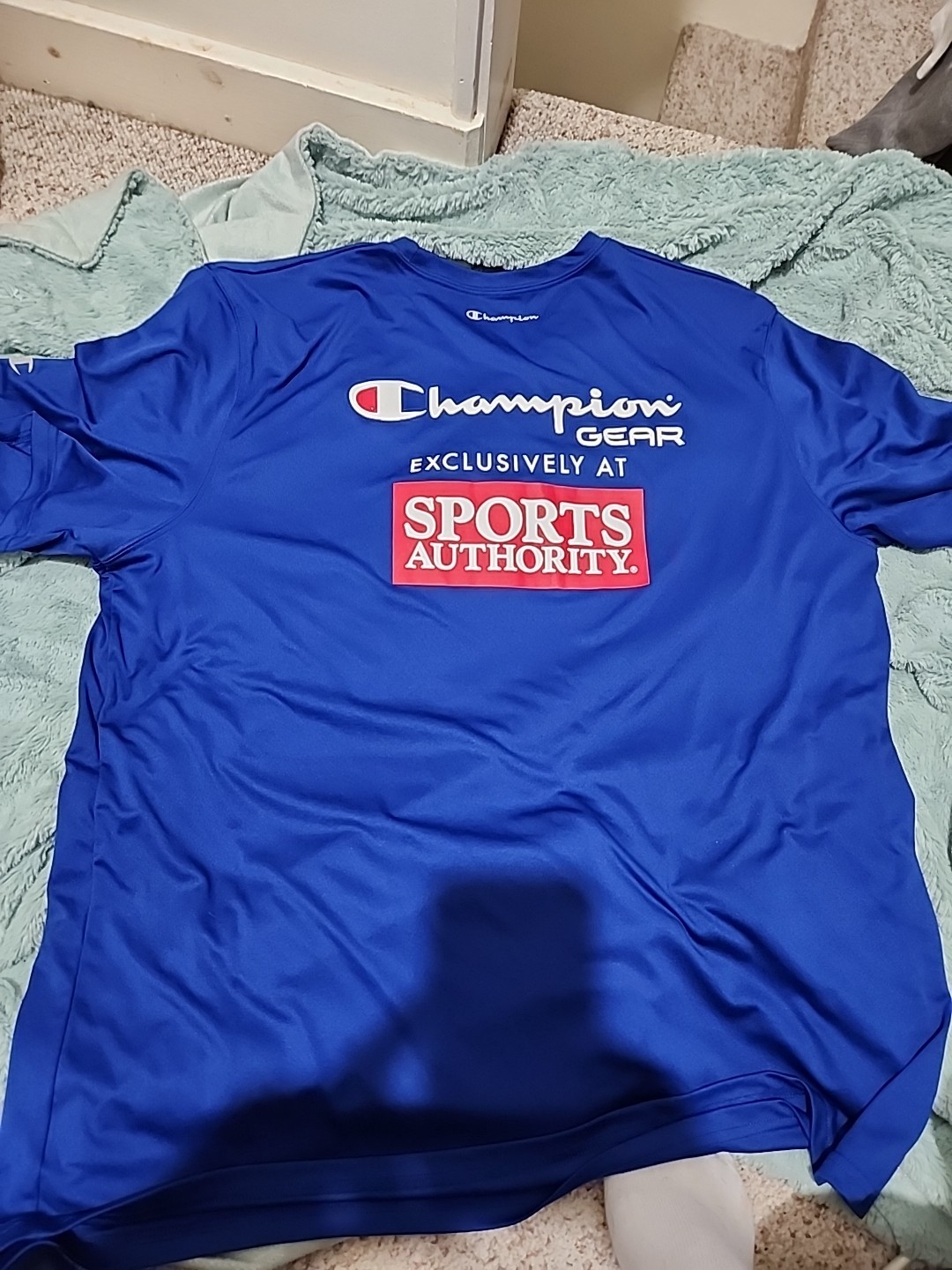 Champion Gear Double Dry Tee With Sports Authority Logo XL gallery