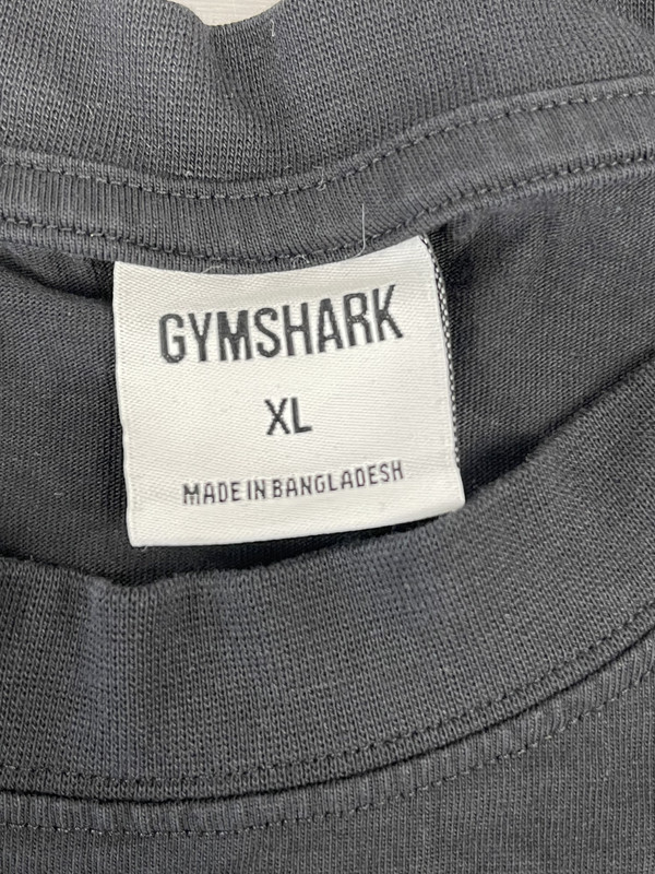 GymShark Shirt Men XL Basic Crew Workout Fitness Training Performance Adult gallery
