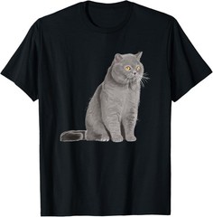 NEW British Shorthair Cat UNISEX T-SHIRT SIZE S-2XL