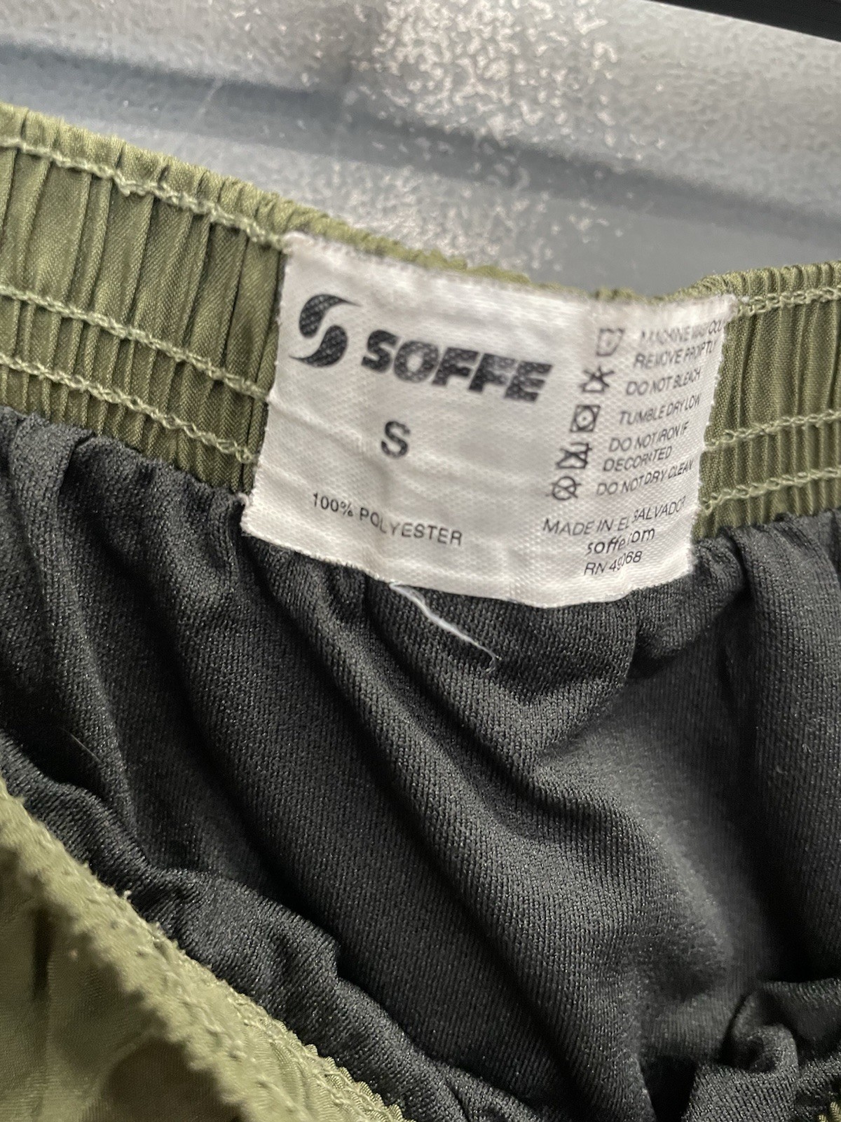 Soffe USMC Marine Corps Olive Green PT Running Track Shorts Size Small gallery