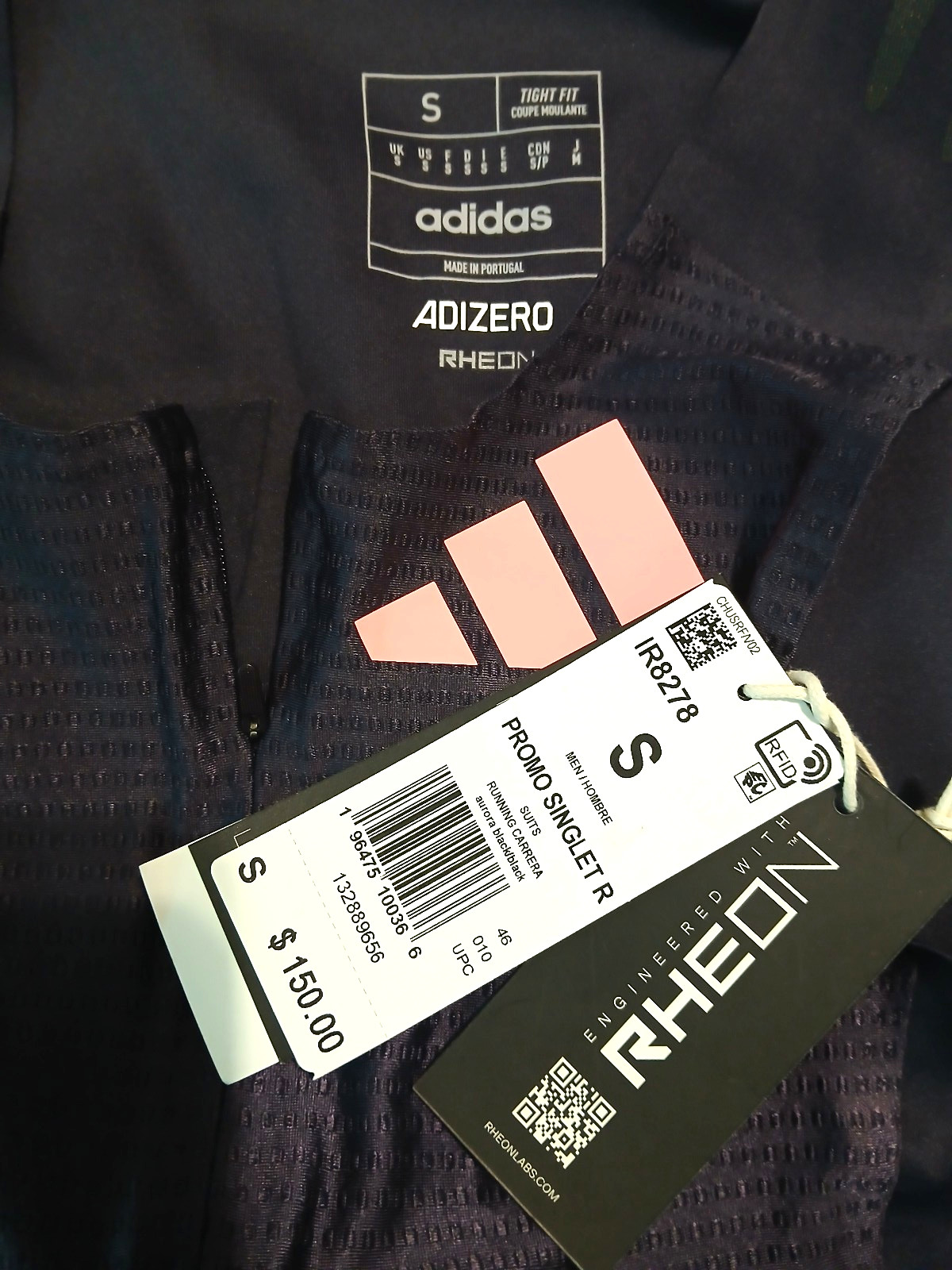 Adidas 2024 Pro Elite Team Rheon Promo Racing Singlet IR8278 Men's Size S gallery