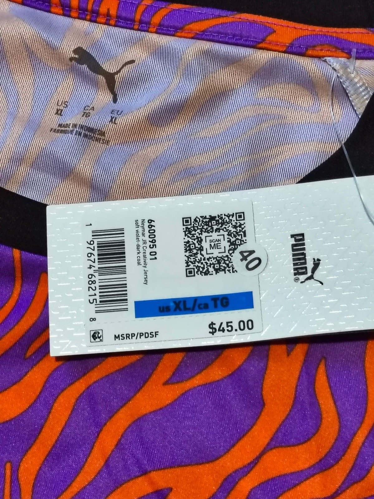 PUMA x NEYMAR NJR Creativity Men's Soccer Jersey 660095 NWT XL gallery