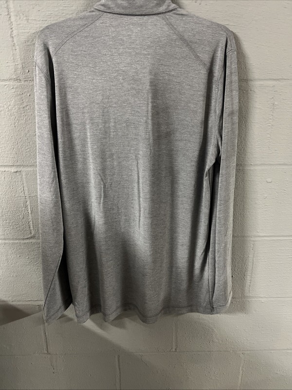 Ridgecut Men’s Active Tee/Quarter Zip Charcoal Grey Medium Light Weight Pocket gallery