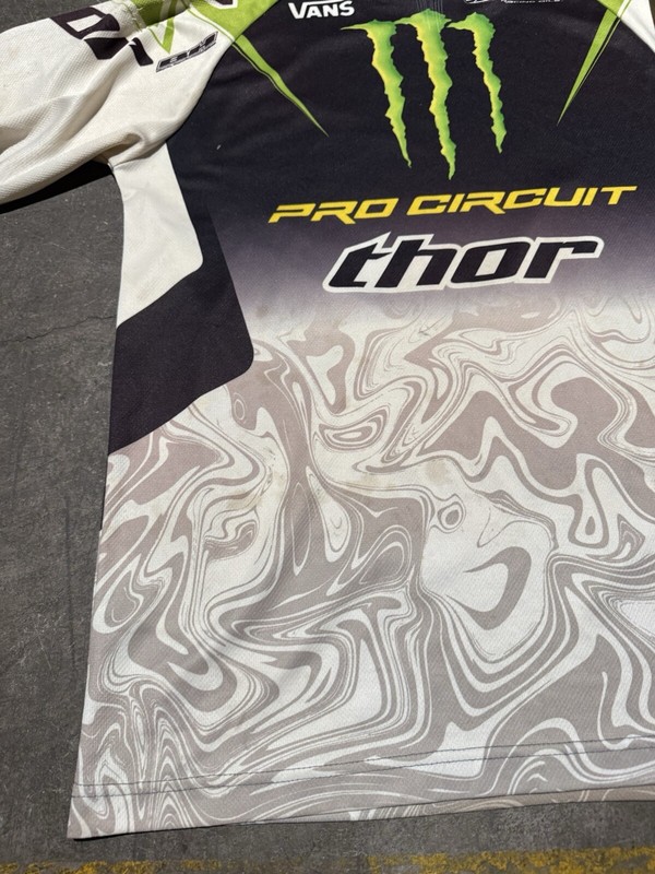 Thor Monster Energy Motocross Pro Circuit Racing Jersey Mens Small Long Sleeve gallery