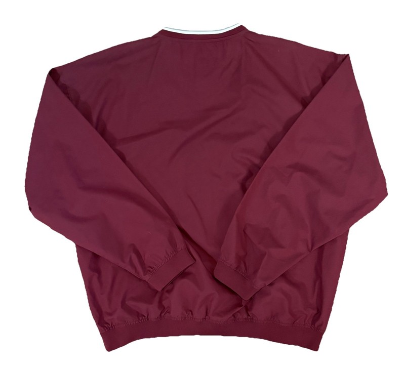 NIKE Men's XXL Maroon Red College Football A&M Softshell V-Neck gallery