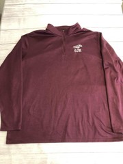 Augusta Sportswear Pullover Mens XL Red Long Sleeve 1/4 Zip SJR Logo Top