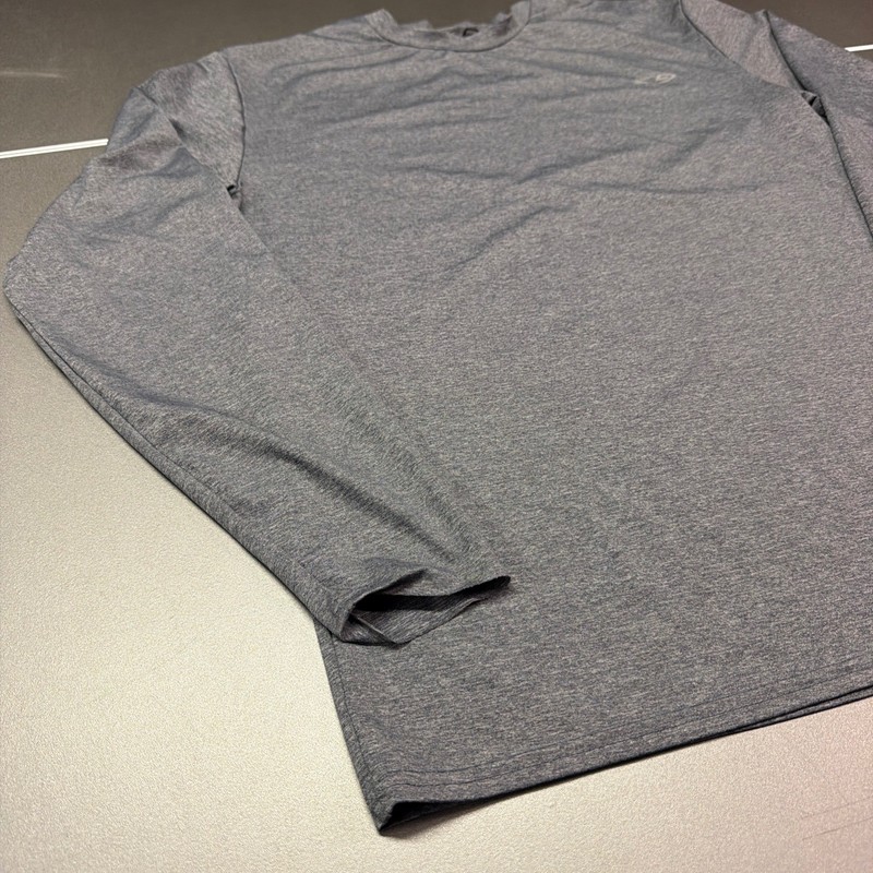 Champion Duo Dry Gray Long Sleeve Performance Athletic Shirt Men's XL gallery
