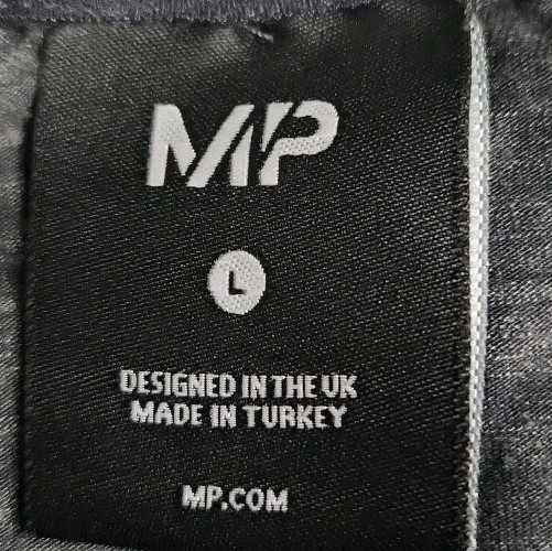 Official MP Merchandise Brand Men's Gray Workout Athletic T Shirt Size Large gallery