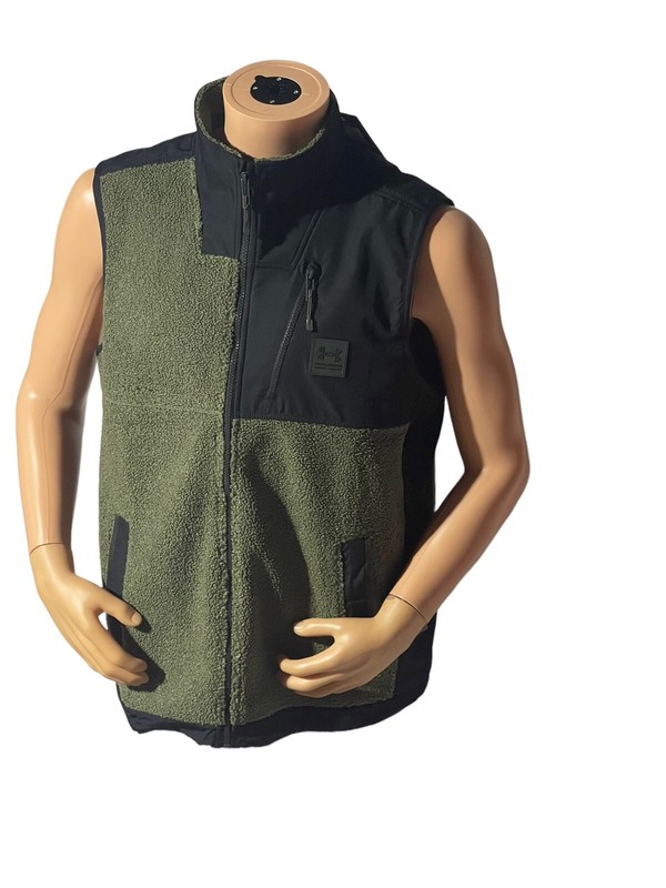 NWT MEN'S UNDER ARMOUR MISSION BOUCLE VEST- MARINE OD GREEN & BLACK Large gallery