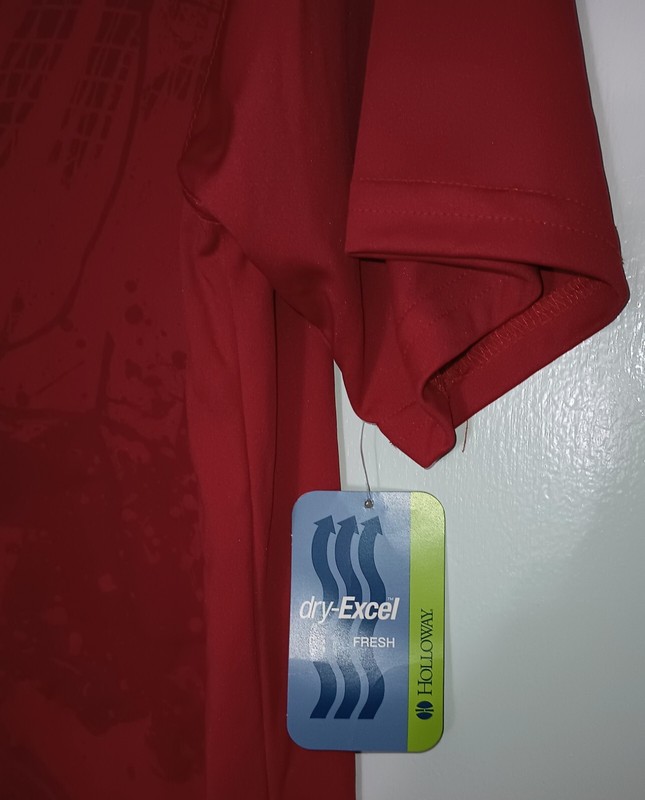 Holloway TShirt Adult Large NWT Red Football Dry Excel Sportswear gallery