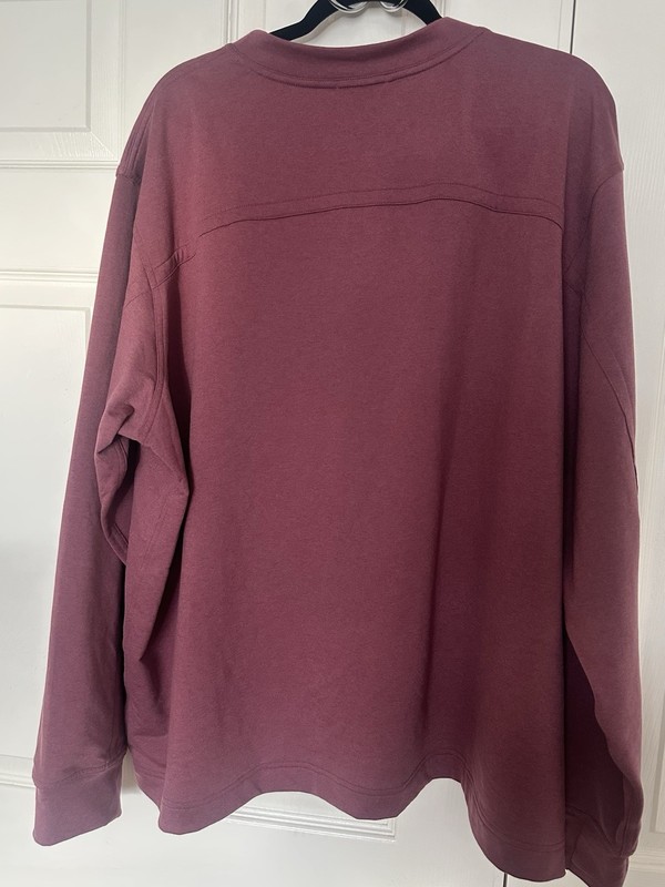 REI Active Pursuits Midweight Pullover Crew Mauve Shadow Red, Size XXL gallery