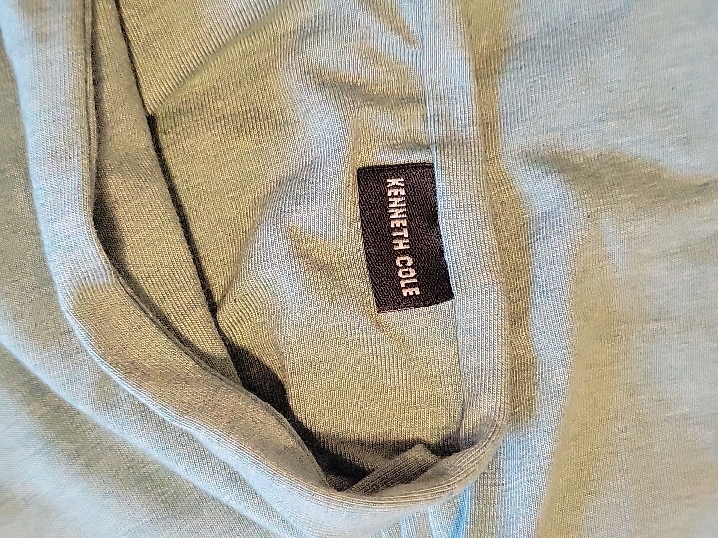 NEW Kenneth Cole Active Mens Heather Green Tech Pocket Tee T-shirt Sz Medium gallery