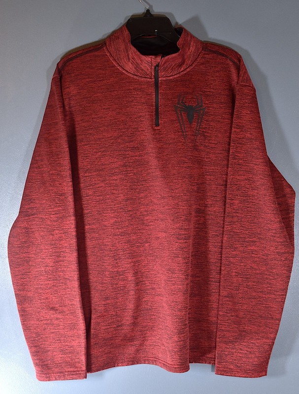 Marvel quarter zip pullover men's size XL, brick red gallery