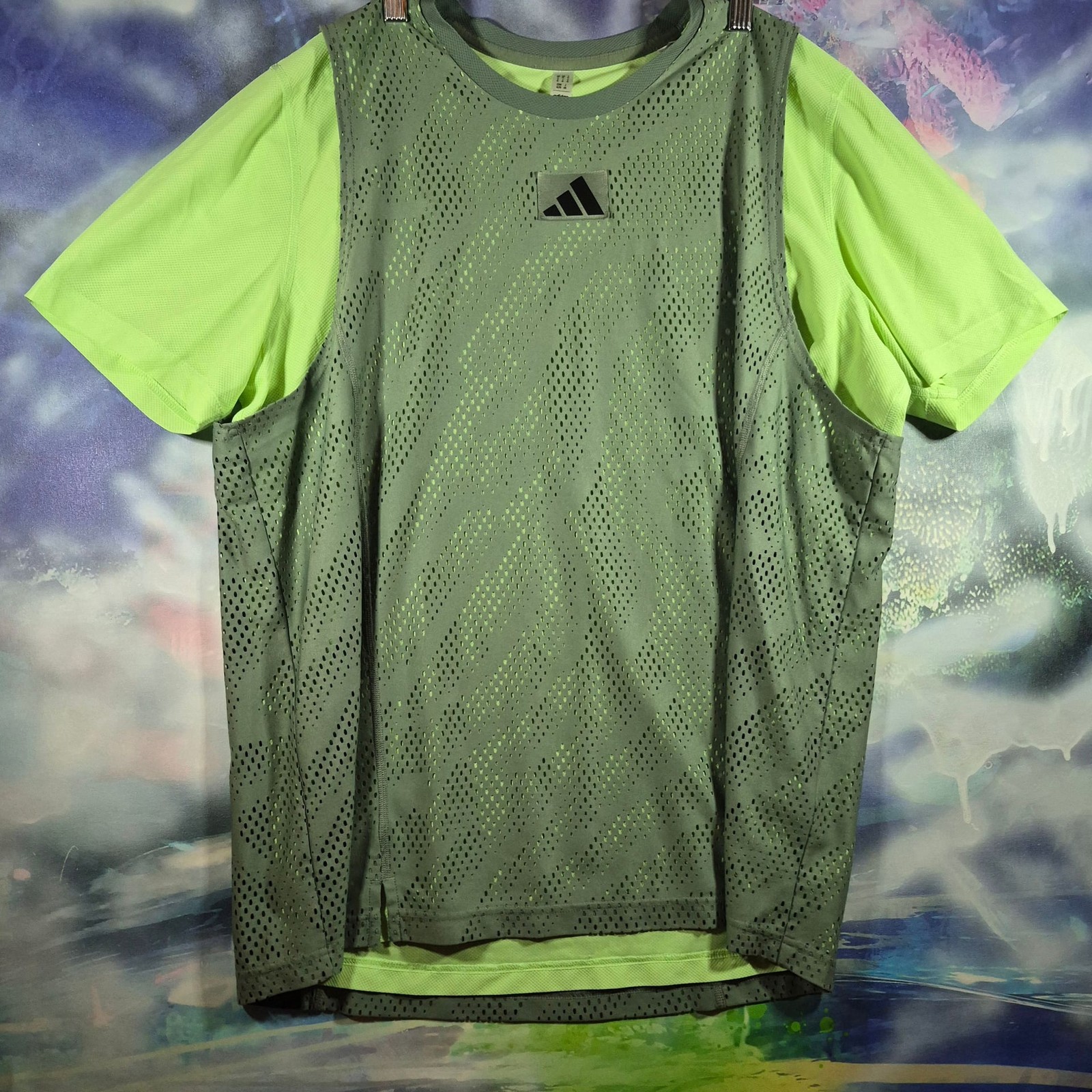 adidas Melbourne Mesh Pro Layering Tennis T-Shirt IL7381 gallery