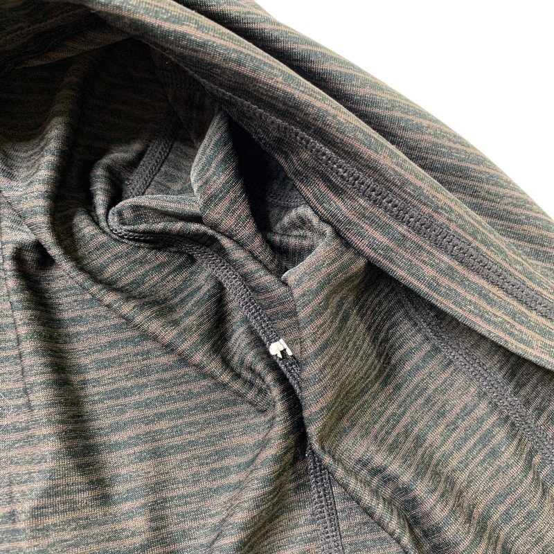 Prana Tank Top Mens S Small Black Brown Breathe Striped Sleeveless Crew Active gallery