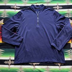 Greyson Siasconset Quarter Zip Maltese Navy Blue Size XL