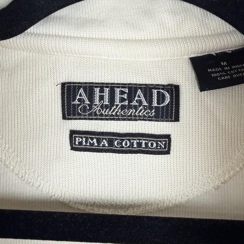 Ahead Authentics Golf Pullover, 1/4 Zip, Cotton, Las Vegas Golf, Size M, Mens gallery