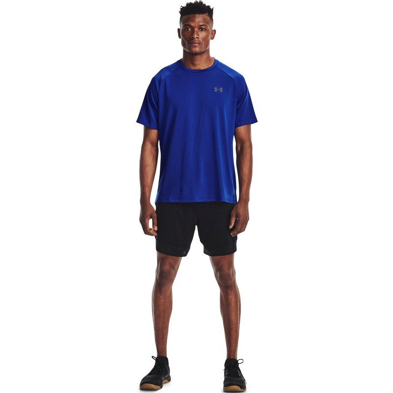 Under Armour Men's Tech 2.0 Short-Sleeve T-Shirt , Royal (400)/Graphite, Small gallery